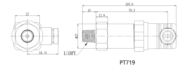 PT-719外形尺寸